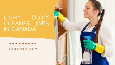 Light Duty Cleaner Jobs in Canada