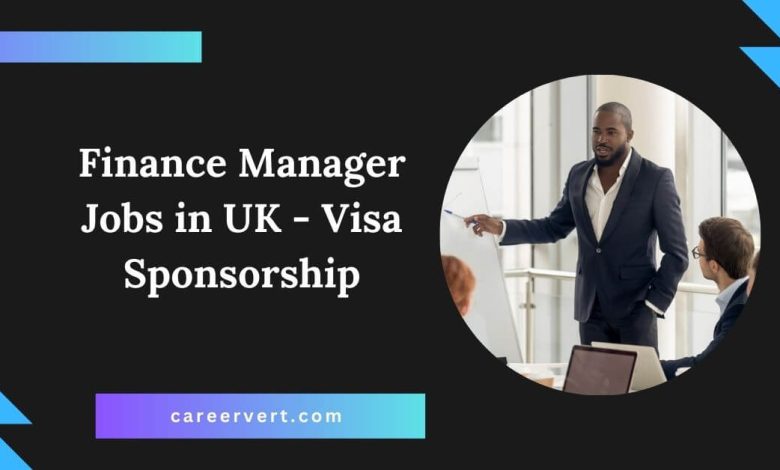 Finance Manager Jobs in UK - Visa Sponsorship