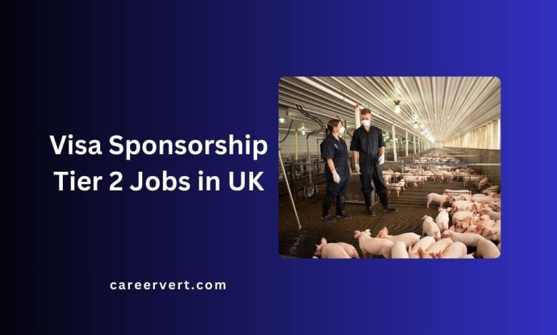 Visa Sponsorship Tier 2 Jobs in UK