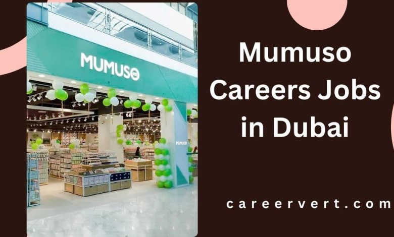 Mumuso Careers Jobs in Dubai