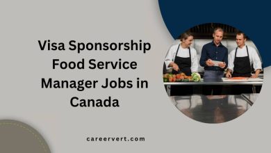 Visa Sponsorship Food Service Manager Jobs in Canada