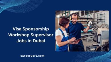 Visa Sponsorship Workshop Supervisor Jobs in Dubai