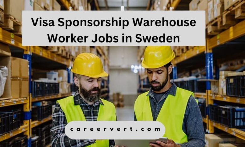 Visa Sponsorship Warehouse Worker Jobs in Sweden