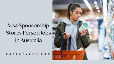 Visa Sponsorship Stores Person Jobs in Australia