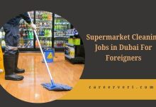 Supermarket Cleaning Jobs in Dubai For Foreigners