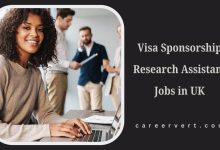 Visa Sponsorship Research Assistant Jobs in UK